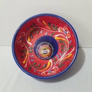 Ceramic Bowl Hand Made Spain 6' New